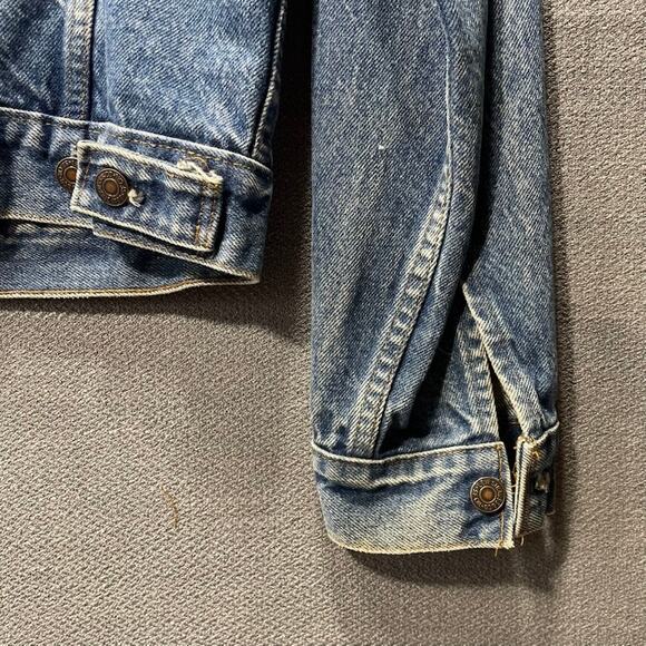 Vintage Levis Denim Trucker Jean Jacket 71506-0216 Made In USA Size 42L 80s (42) - Picture 10 of 15